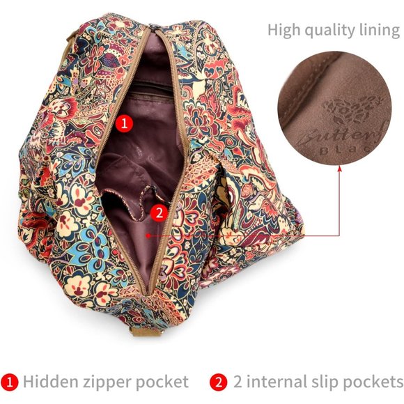 Women Yellow Polyester Light and Small Bohemia Style Casual Backpack main image 5